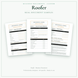 Business Documents — Custom — Sample document pages