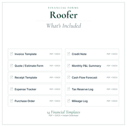 Financial Forms Bundle — Premium — What's included