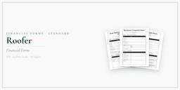Financial Forms Bundle — Standard — Product overview