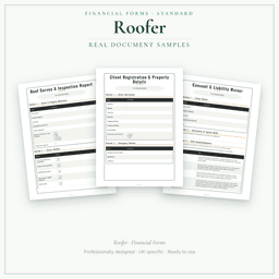 Financial Forms Bundle — Standard — Sample document pages