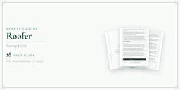 Roofer — Startup Guide, PDF guide product overview
