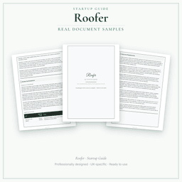 Roofer — Startup Guide, PDF guide sample pages