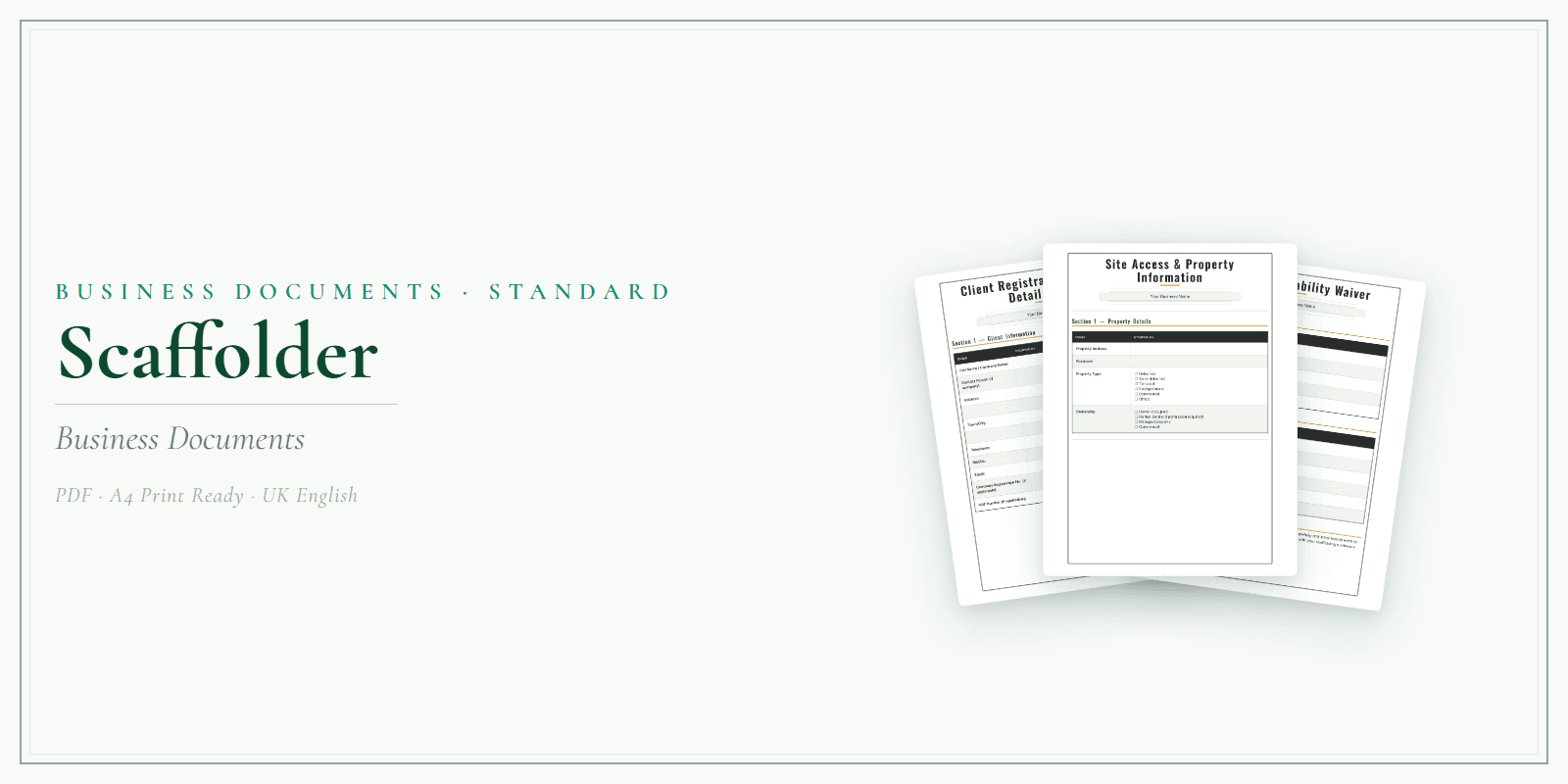 Business Documents — Standard — Product overview