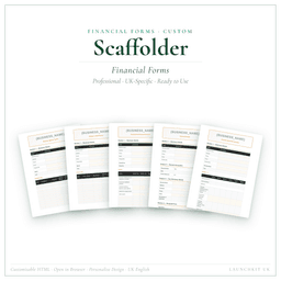 Financial Forms Bundle — Custom — Product card