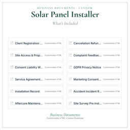 Business Documents — Custom — What's included