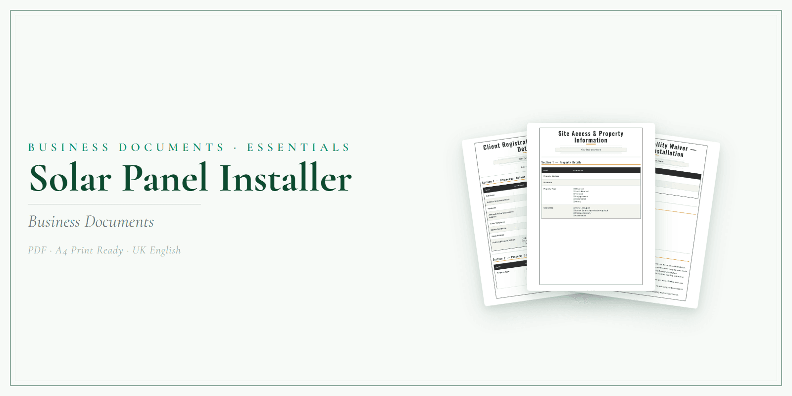 Business Documents — Essential — Product overview
