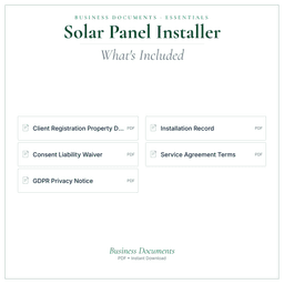Business Documents — Essential — What's included