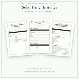 Business Documents — Standard — Sample document pages