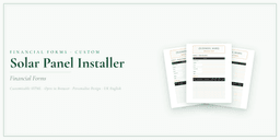 Financial Forms Bundle — Custom — Product overview