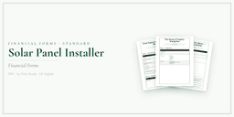 Financial Forms Bundle — Standard — Product overview