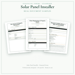 Financial Forms Bundle — Standard — Sample document pages