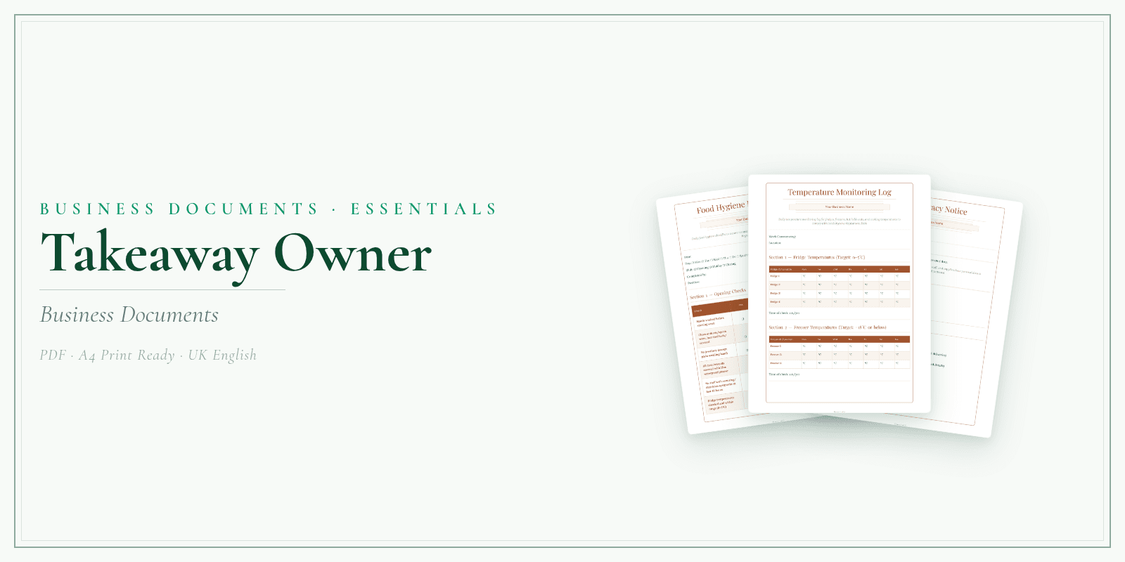 Business Documents — Essential
