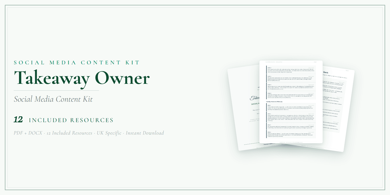Social Media Content Kit