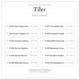 Business Documents — Standard — What's included