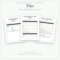 Business Documents — Essential — Sample document pages