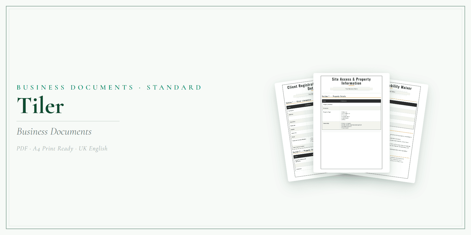 Business Documents — Standard — Product overview
