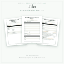 Business Documents — Standard — Sample document pages