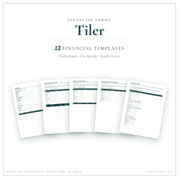 Financial Forms Bundle — Premium — Product card