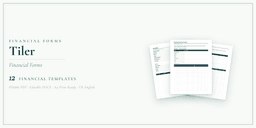 Financial Forms Bundle — Premium — Product overview