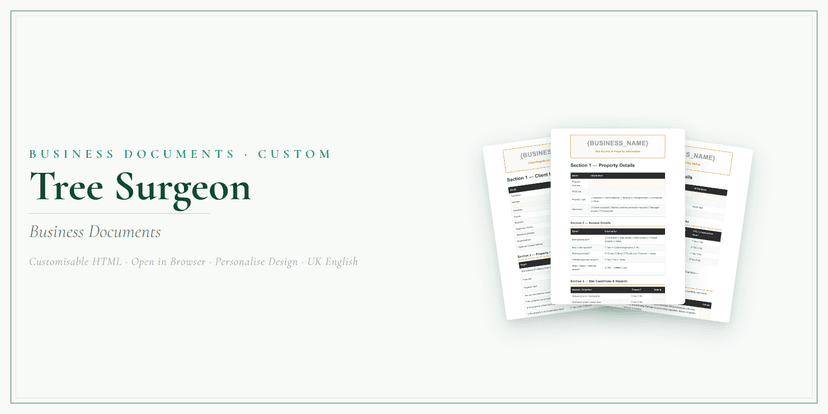 Business Documents — Custom