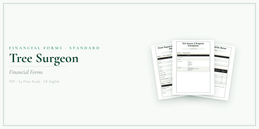Financial Forms Bundle — Standard