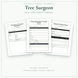 Financial Forms Bundle — Standard — Sample document pages