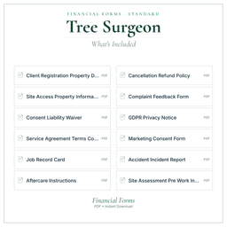 Financial Forms Bundle — Standard — What's included