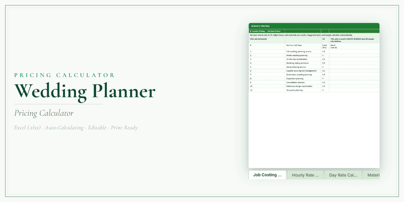 Pricing Calculator — Premium