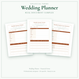 Financial Forms Bundle — Premium — Sample document pages