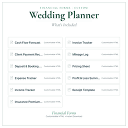 Financial Forms Bundle — Custom — What's included