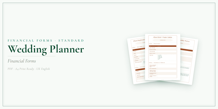 Financial Forms Bundle — Standard