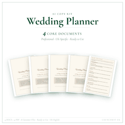 Wedding Planner — AI Copy Kit, PDF and editable DOCX product preview