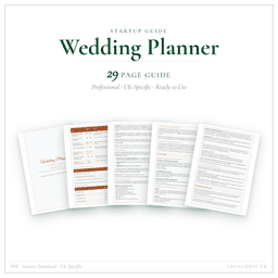 Wedding Planner — Startup Guide, PDF guide product preview