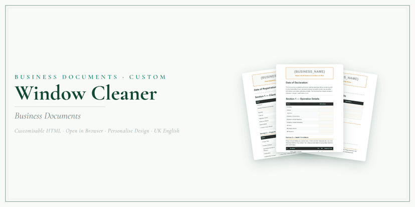 Business Documents — Custom