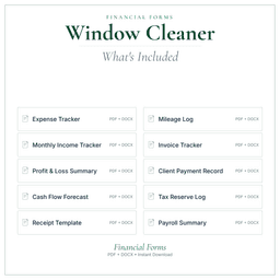 Financial Forms Bundle — Premium — What's included