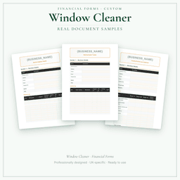 Financial Forms Bundle — Custom — Sample document pages