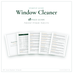 Window Cleaner — Startup Guide, PDF guide product preview