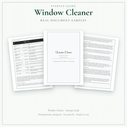 Window Cleaner — Startup Guide, PDF guide sample pages