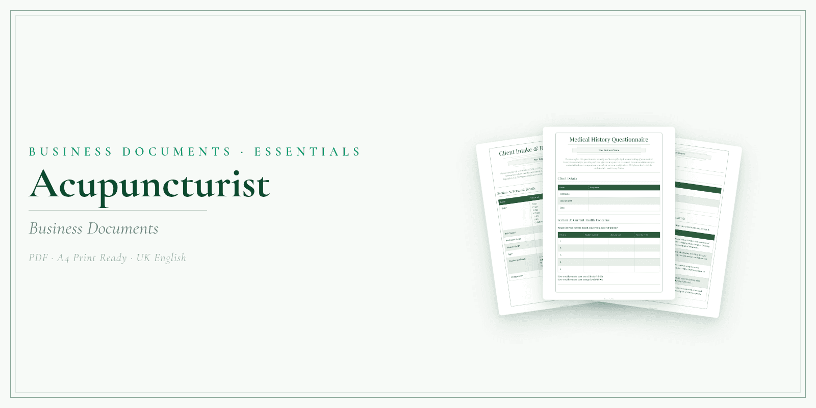 Business Documents — Essential