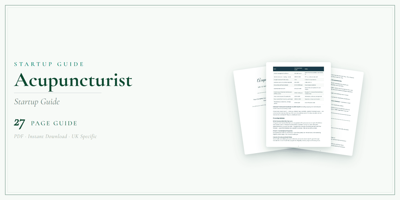 Startup Guide