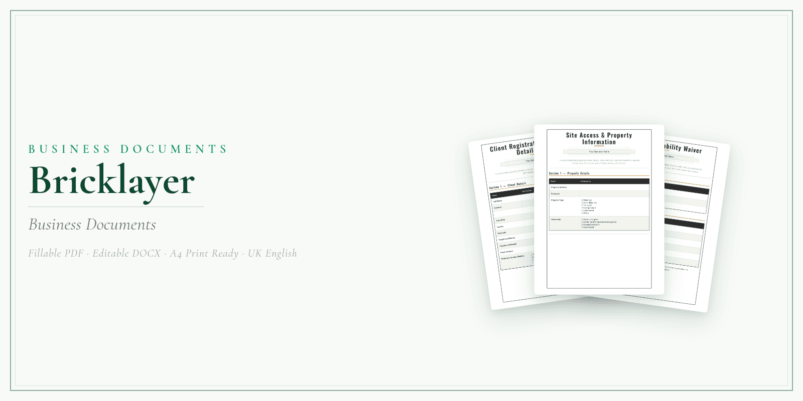 Business Documents — Premium