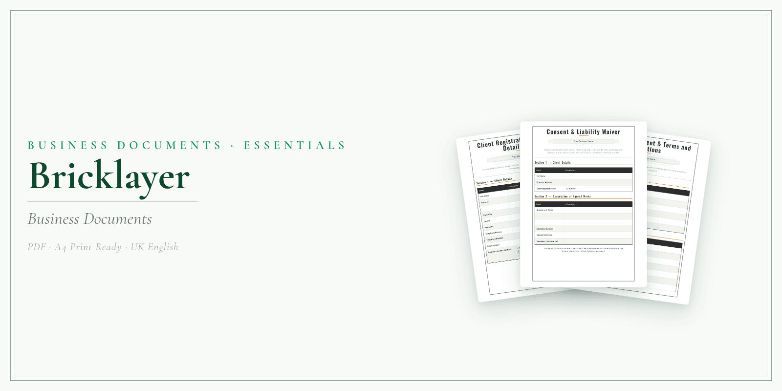 Business Documents — Essential