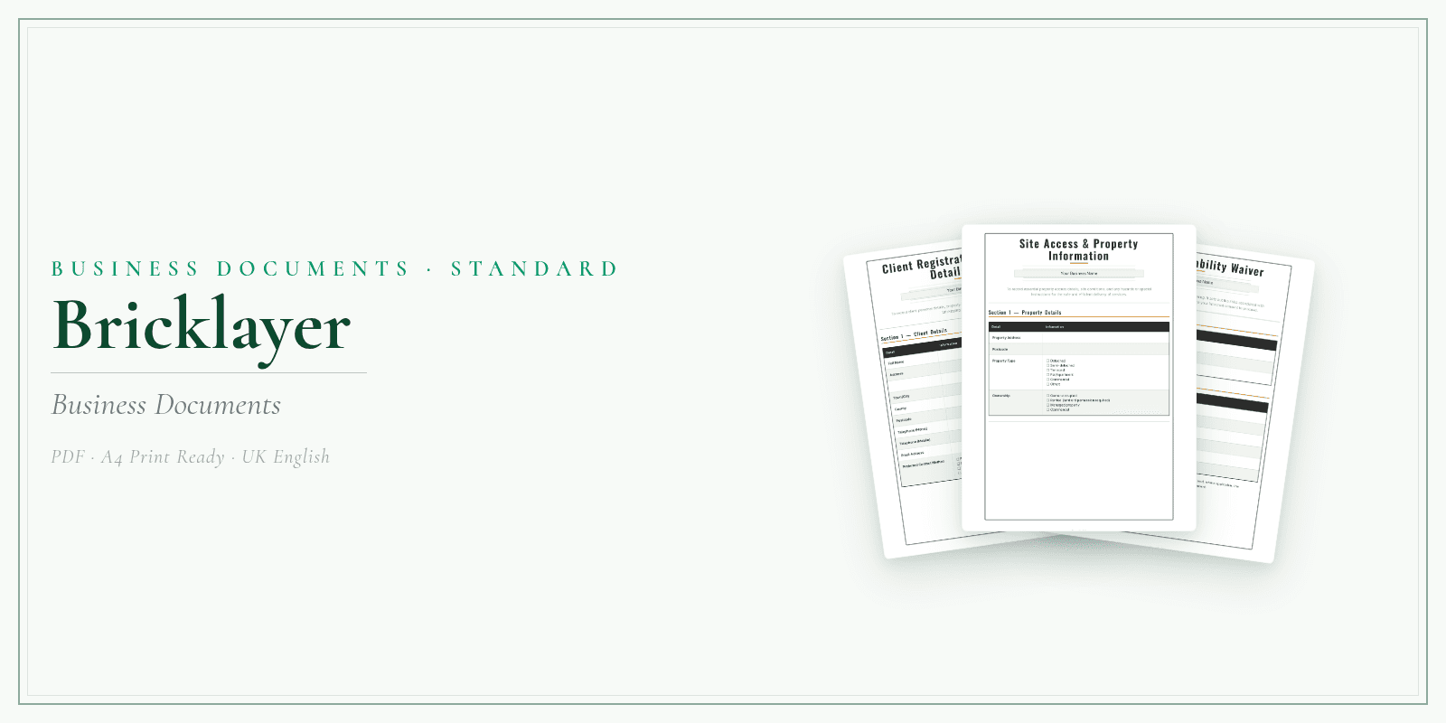 Business Documents — Standard