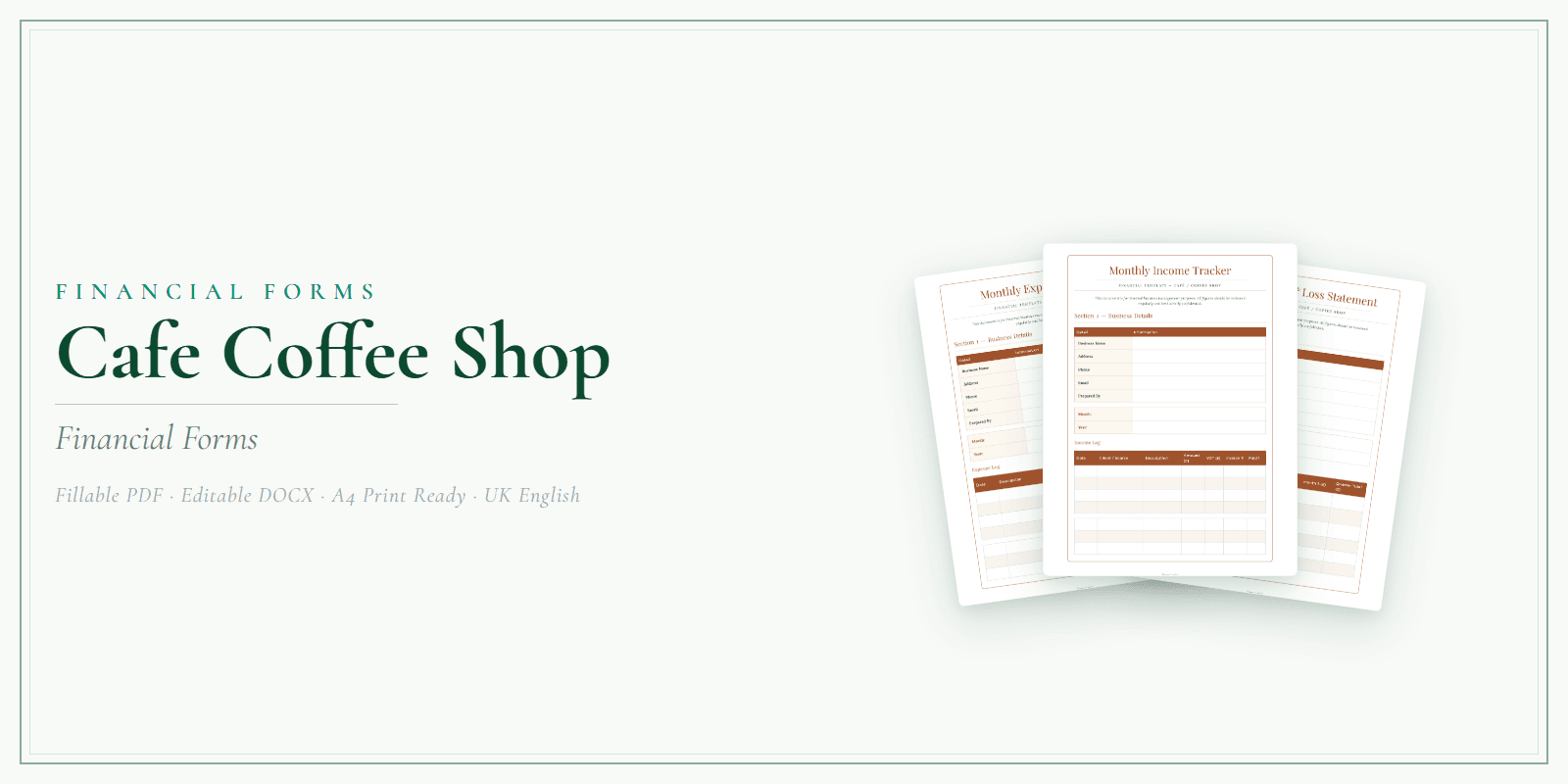 Financial Forms Bundle — Premium
