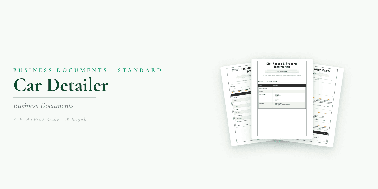 Business Documents — Standard