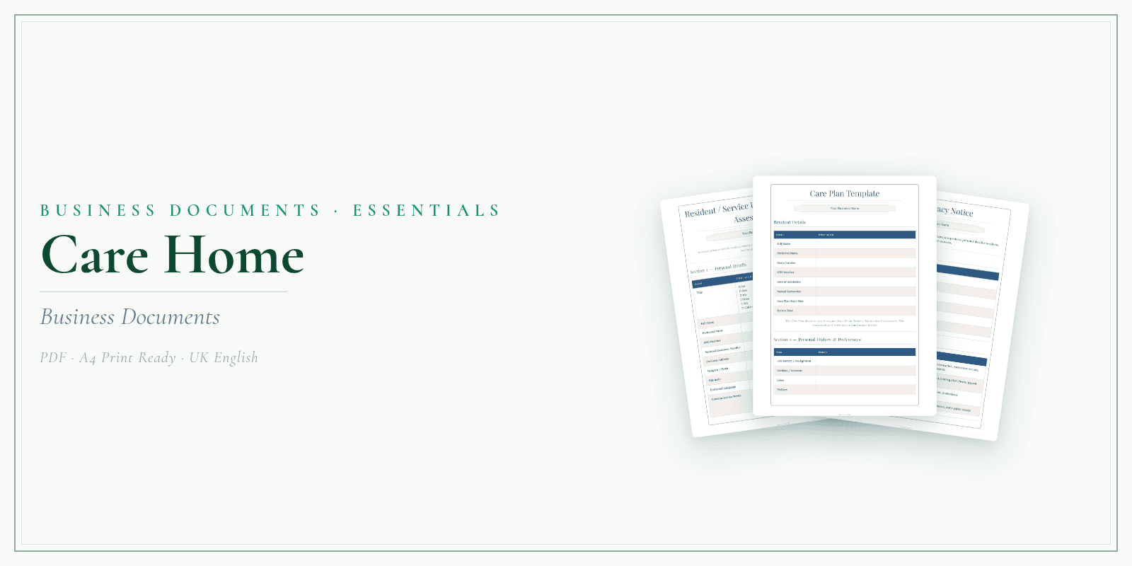 Business Documents — Essential