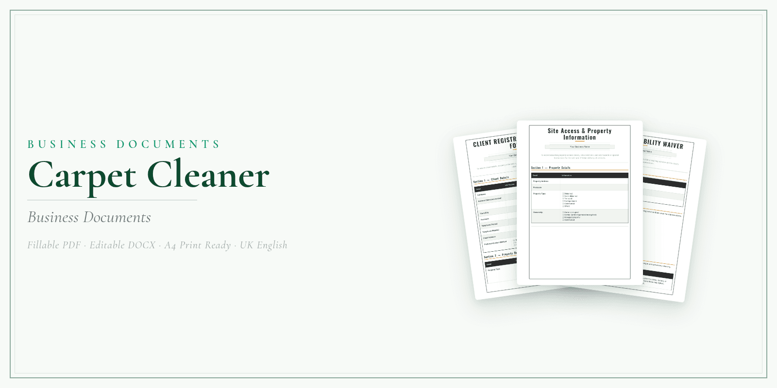 Business Documents — Premium