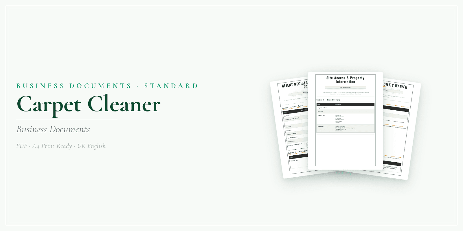 Business Documents — Standard