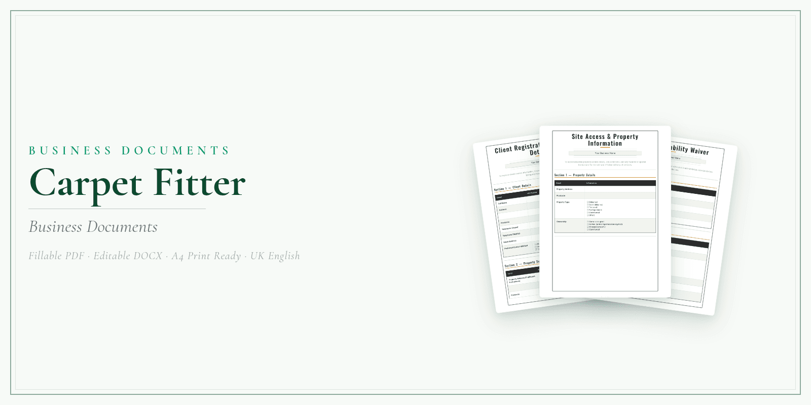 Business Documents — Premium