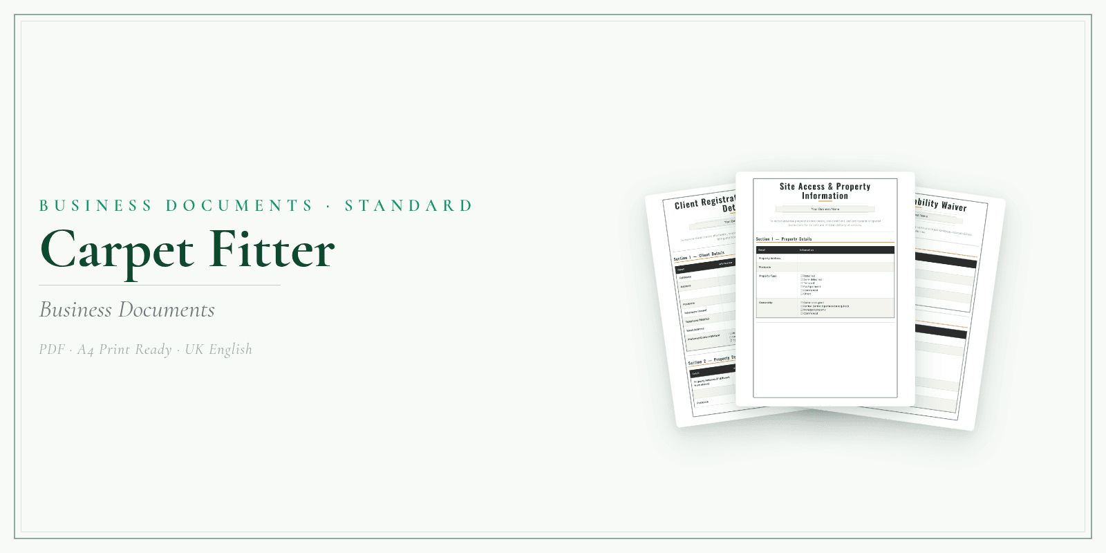 Business Documents — Standard
